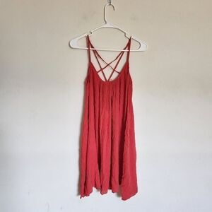 NWT Elan Swing Style Cover-up Dress in Coral Wash Size Small